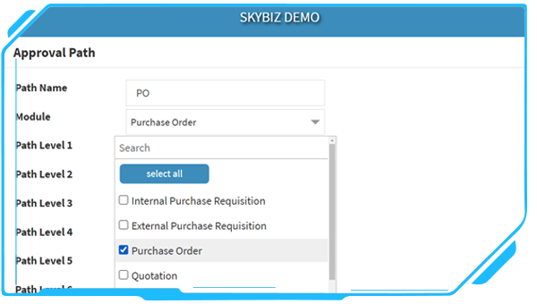 cloud accounting multi level multiple approval